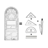 Règle géométrique multifonctionnelle