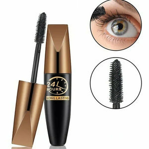 Mascara allongeant épais en fibre de soie imperméable 4D