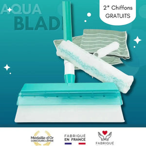 AquaBLADE™ – Kit Raclette à Vitres en Silicone Recyclable