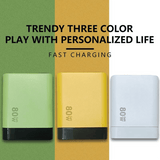 Chargeur GaN 3 en 1, module de charge rapide évolutif 80 W MAX avec câble Type-C et 2 ports USB