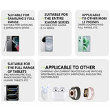 Chargeur GaN 3 en 1, module de charge rapide évolutif 80 W MAX avec câble Type-C et 2 ports USB