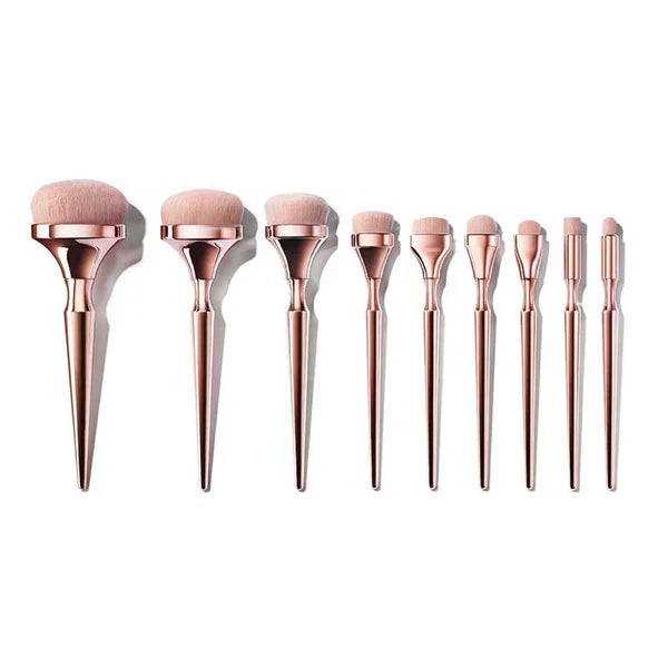 9 Pieces Make Up Brushes Tools Kit